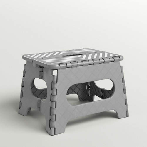 Wayfair Basics® 1Step Plastic Folding Step Stool with 200 lb. Load Capacity & Reviews Wayfair